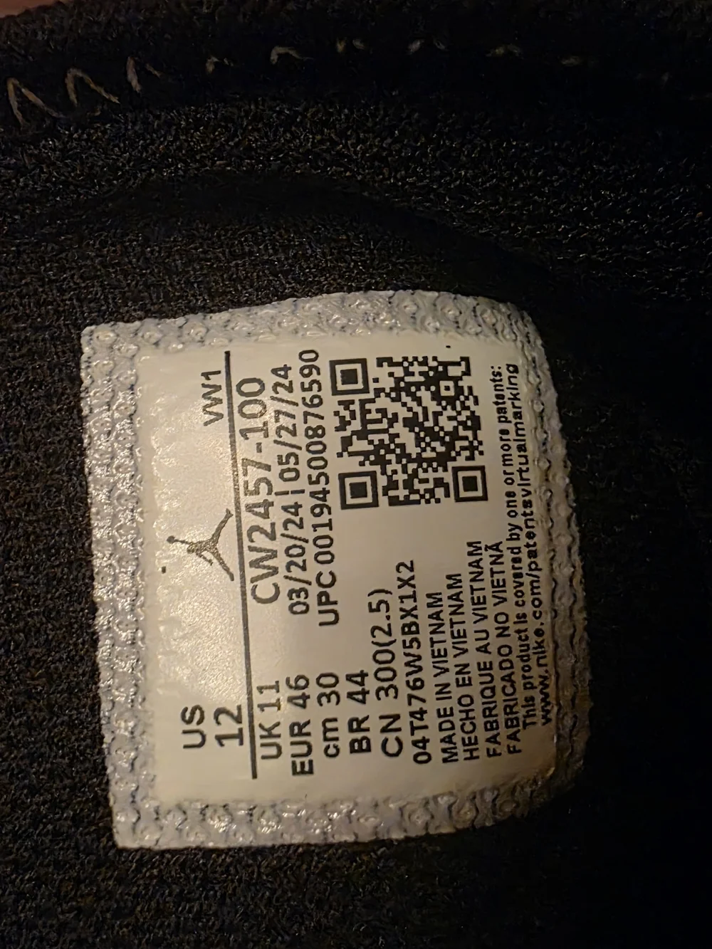 Air Jordan One Take 2 'Marble NWOT